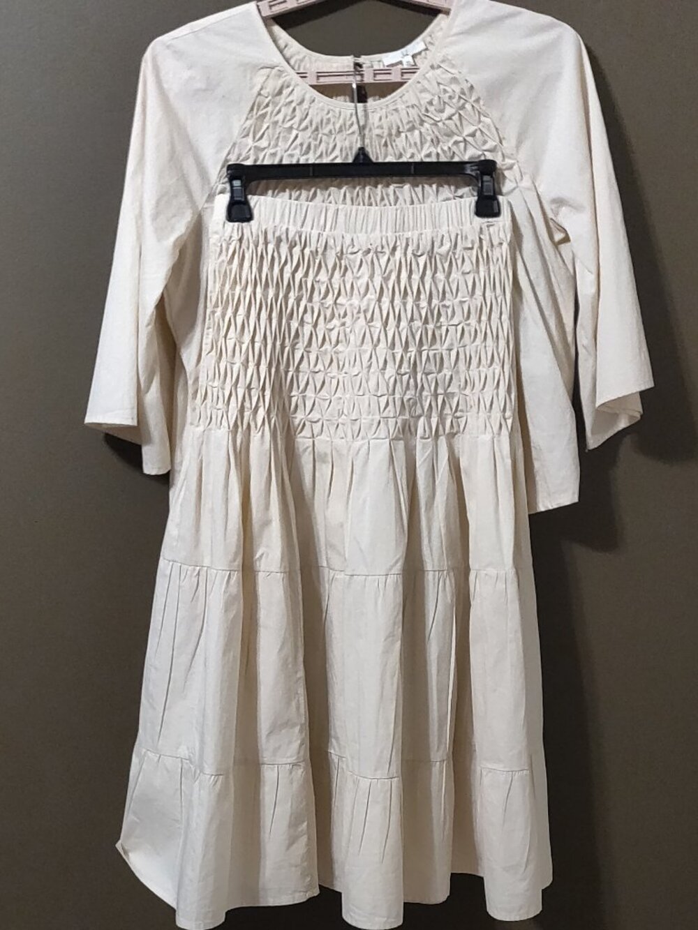 Joh Apparel Smocked Wilder Top & Lorena Smocked Tiered Skirt SET SIZE L/XL